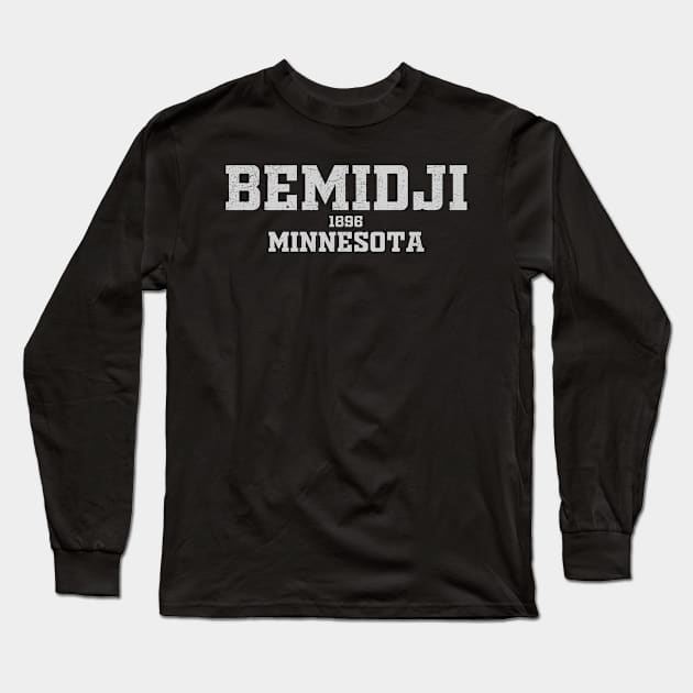 Bemidji Minnesota Long Sleeve T-Shirt by RAADesigns